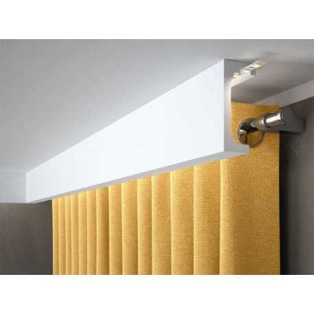 Užuolaidų profilis QL046T (200x12.0x5.0)cm.